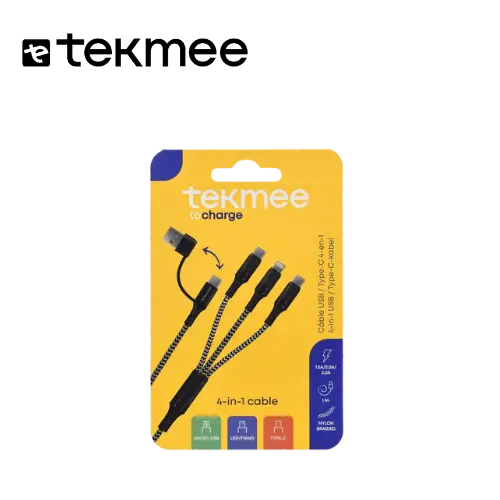 [805] CABLE TRESSÉ EN NYLON QUATTRO TEKMEE 1M