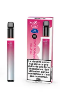 [1600] CIGARETTE ELECTRONIQUE POD 600 PUFFS FRUIT DU DRAGON 10ML 