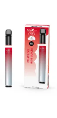 [1600V3] CIGARETTE ELECTRONIQUE POD 600 PUFFS FRUIT DES BOIS 10MG