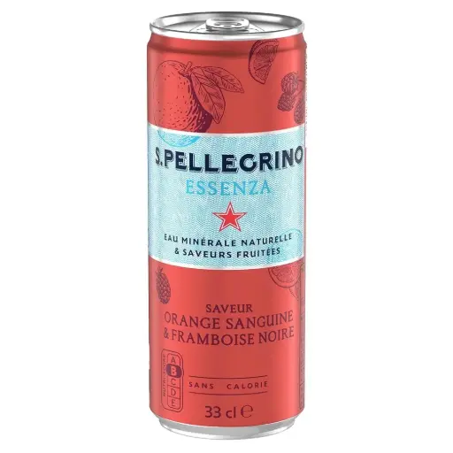 [2002V2] EAU GAZEUSE ESSENZA ORANGE SANGUINE SAN PELLEGRINO SCAN 33CL