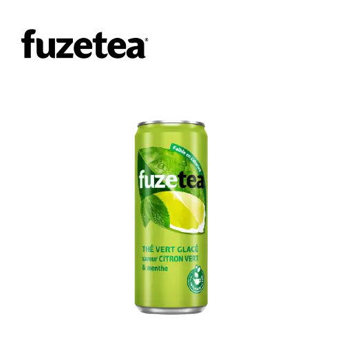 [2208] FUZETEA CITRON VERT MENTHE SLIM CAN 33CL