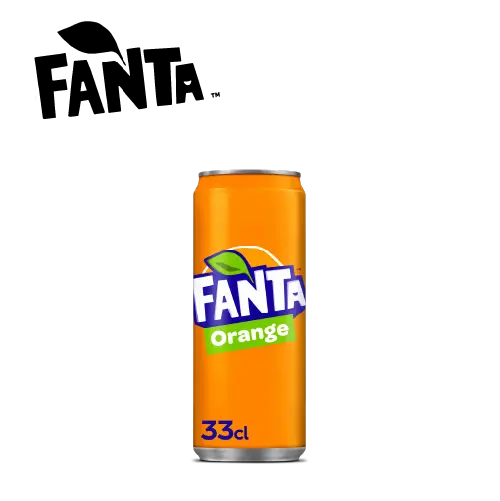 [2209] FANTA ORANGE SLIM CAN 33CL