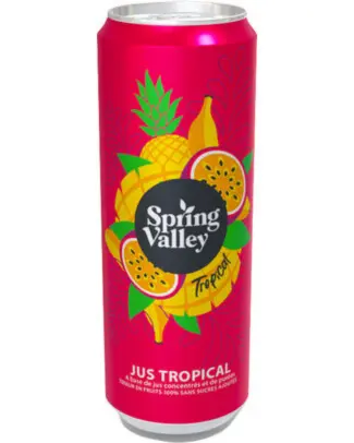[2100] SPRINGVALLEY 100% JUS TROPIC SCAN 33CL/24