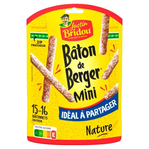 [3104] SAUCISS JB BATON BERGER NATURE 75G/15