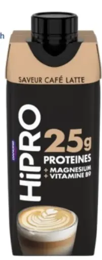 [2501] HIPRO BOISSON PROTÉINÉE CAFÉ LATTE UHT 33CL