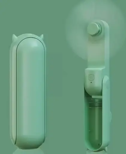 [962V3] MINI VENTILATEUR DESIGN RECHARGEABLE PLIABLE VERT