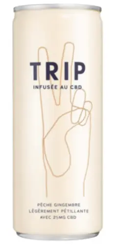 [2303V1] TRIP PECHE GINGEMBRE CBD SLIM CAN 25CL