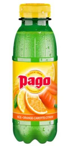 [2102] PAGO ORANGE CAROT CITRON NECTAR PET 33CL