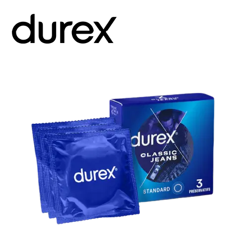 [209] PRESERVATIFS DUREX JEANS x 3