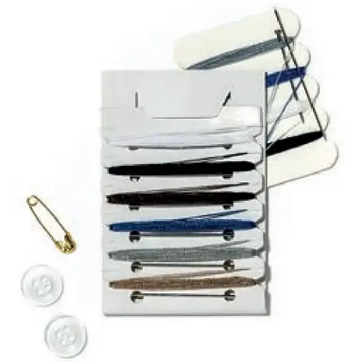 [914V2] ETUI COUTURE 4 FILS PRE-ENFILES SANS PLASTIQUE VRAC