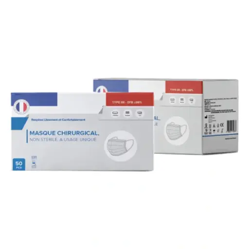 [1008] MASQUE 3 PLIS JETABLE TYPE 2R x 50