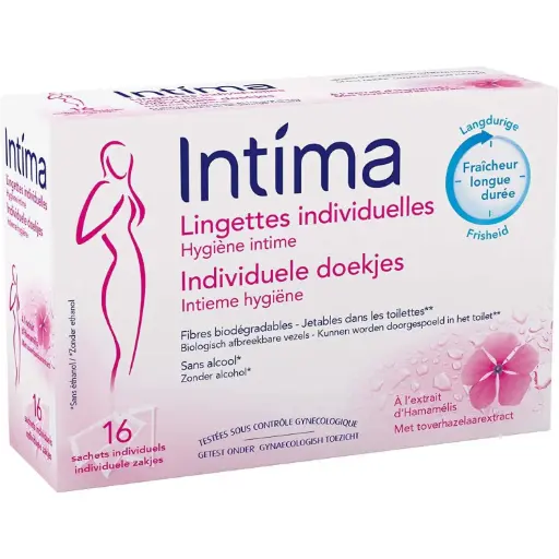 [252V2] LINGETTES INTIMA x4