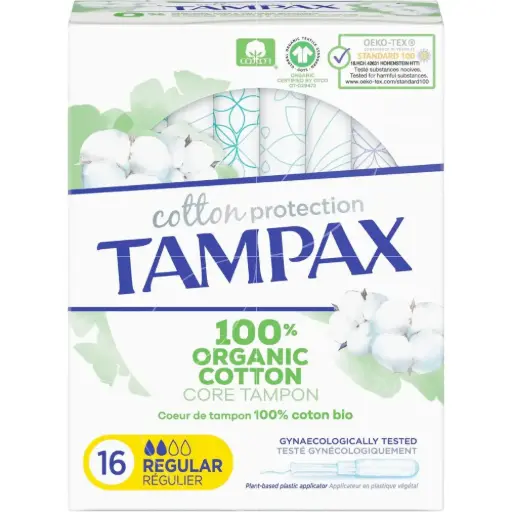 [296] TAMPONS TAMPAX COTON BIO x 16