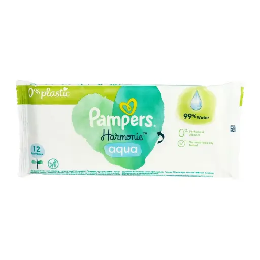 [1101] LINGETTES BEBE PAMPERS x 12